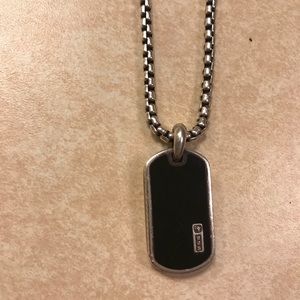 David Yurman Black Onyx Necklace
